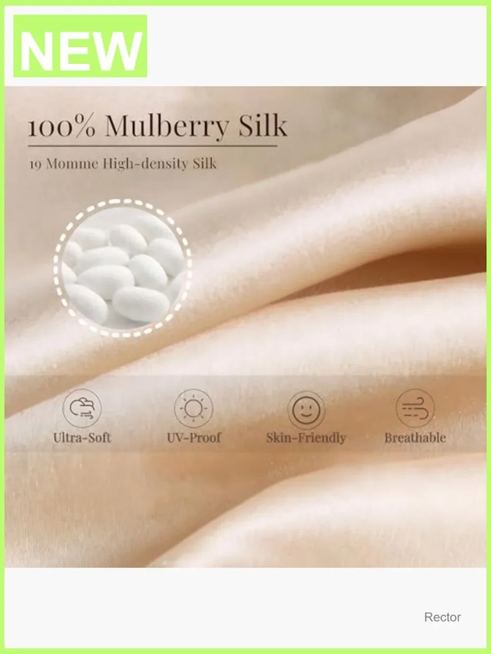 Mulberry Silk UPF 50+ Balaclava Full Face Sun Protection Mask Forehead Coverage